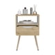 thumbnail image 3 of Mesa de Noche Excelsior Duna Blanco Madera Aglomerada, 3 of 5