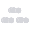thumbnail image 1 of 12 Pcs Moule Rond en Résine pour Moulage de Résine, Époxy pour Moulage avec Résine, Béton, Ciment et Argile Polymère, 12 * Moule en Résine pour sous-Verre, Blanc transparent, 1 of 8