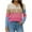 Fall Clothes Pink, variant on Womens Plus Size Henley Shirt, Long Sleeve Shirts for Women Fashion Loose Fit Color Patchwork Button Up Crewneck T-Shirts Fall Clothes