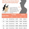 thumbnail image 5 of QRIC Women Tummy Control Shapewear Bodysuit Full Body Slimmer Butt Lifter Body Shaper Thong Open Bust Fajas, 5 of 6