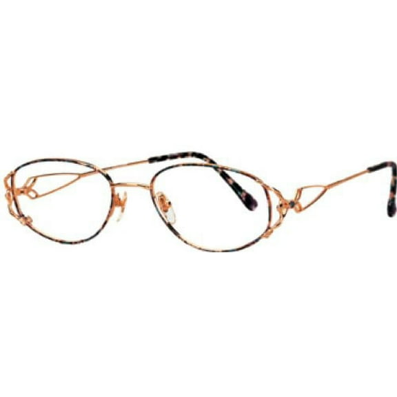 Triumph Optical Romance Womens Eyeglasses Demi Amber & Gold