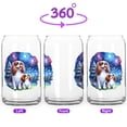 thumbnail image 2 of Happy New Year Cavalier King Charles Spaniel Family Cheer Winter Firework 16oz Glass Cup Mug Dog Lover Gifts Glass Can - 02025, 2 of 5