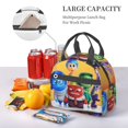 thumbnail image 5 of Lsque inside out 2 Pattern Lunch Bag ,Insulated Lunch Box, Small Leakproof Cooler Food Lunch Containers Reusable High Capacity Lunch Tote Bags, 5 of 7