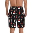 thumbnail image 6 of KLL Christmas Tree and Gold Socks for Men's 1-Pack Shorts,Sleep Pajama Shorts for Men Soft Pj Shorts Men's Pajama Bottoms Sleepwear -4X-Large, 6 of 7