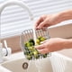 thumbnail image 4 of Estantería de acero inoxidable, cesta de almacenamiento para cocina, frutero, organizador de cosméticos, cesta de almacenamiento, cesta metálica, resistente, plegable, para cocina, gran, 4 of 8