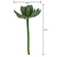 thumbnail image 2 of Mainstays Artificial Succulent Pick 2.5 inch x 4.75 inch Green Echeveria With Purple Tips, 2 of 5