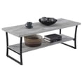 thumbnail image 1 of Convenience Concepts X-Calibur Coffee Table in Gray Faux Birch Wood Finish, 1 of 2