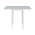 thumbnail image 5 of International Concepts Small Drop Leaf Table - White, 5 of 8