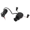 thumbnail image 4 of Soporte para teléfono de motocicleta Ticfox con cargador rápido para iPhone manillar ajustable, 4 of 14