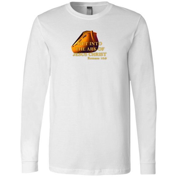 Get Into the Ark of Jesus Christ Men’s Jersey LS Tee Shirt