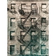 thumbnail image 2 of De Carvalho, Sandro 12x14 White Modern Wood Framed Museum Art Print Titled - City Escapes 2, 2 of 4