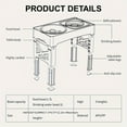 thumbnail image 4 of Elevated Dog Bowls, Raised Dog Bowl Stand With Slow Feeder & No Spill Water Bowl, 5 Adjustable Heights, For Large Medium And Small Dogs, 4 of 10