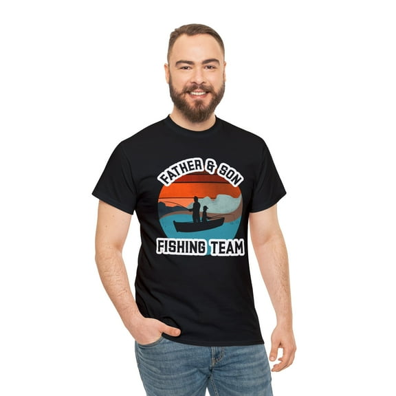 Father and Son Fishing Team Father's Day T-Shirt