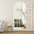 thumbnail image 2 of NeuType 32" x 71" White Modern Floor Mirror, 2 of 7