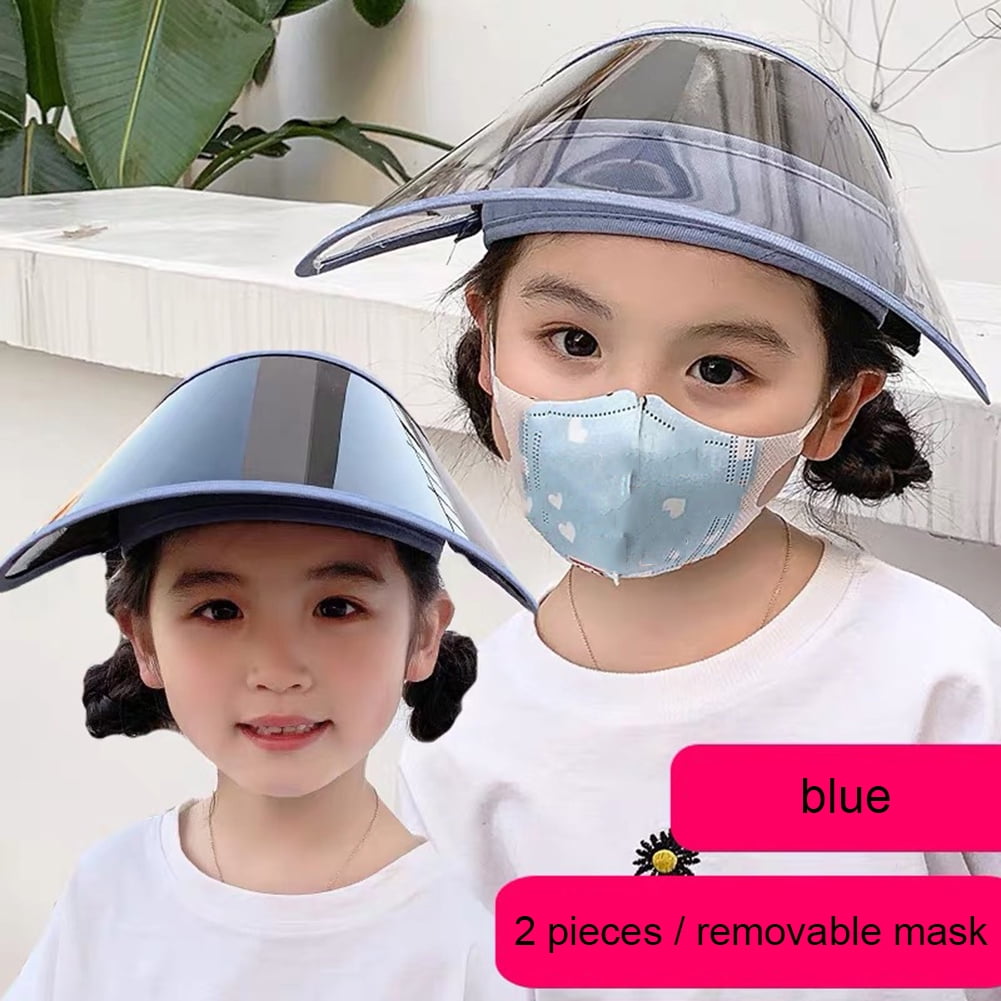 Kids Child Outdoor Protection Hat with Removable Face Cover Full Face Cover Cap 