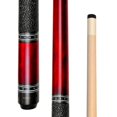 thumbnail image 1 of ASKA L9 Dark Red 48" Short Pool Cue Stick - 14oz Canadian Maple, Irish Linen Wrap, 2-Piece, 1 of 5
