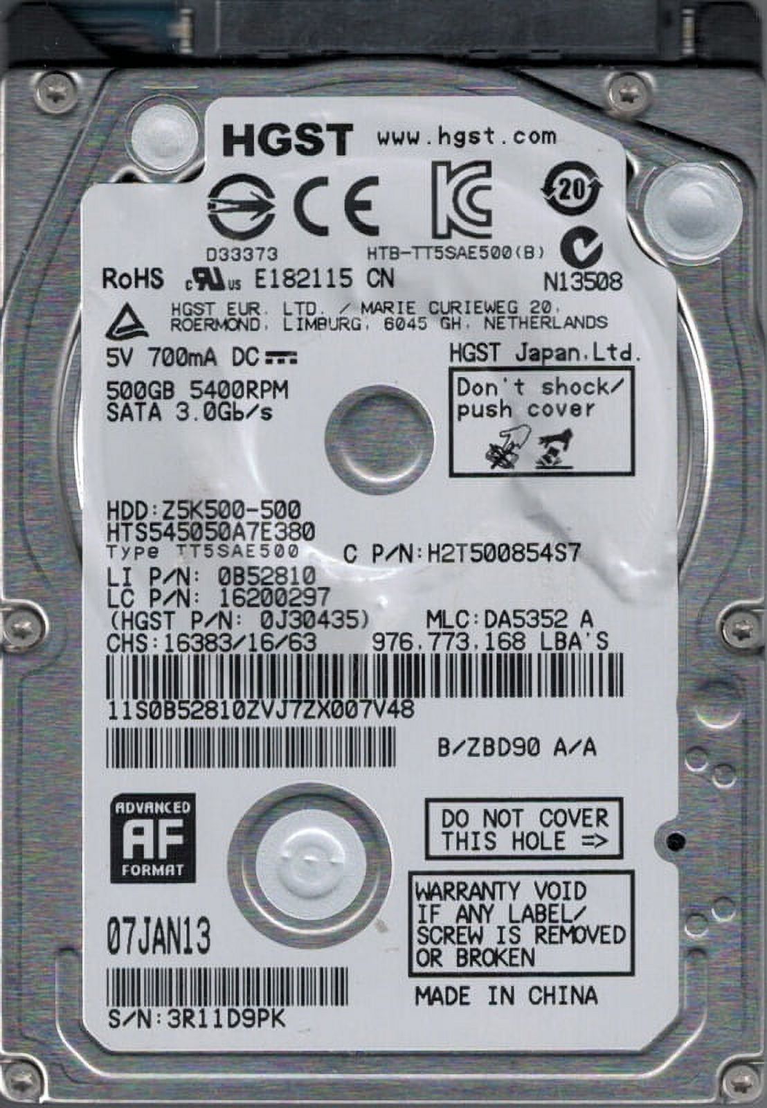 HTS721075A9E630 P/N: 0J30562 MLC: DA6326 HGST 750GB - Walmart.com