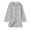 Gray, variant on Girls Hooded Trench Coat Single Breasted Button Down Winter Thicked Warm Outerwear Mid Length Overcoat Casual Preppy Style Jacket for Kids with Large Pockets, (Khaki,4-5 Years)