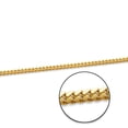 thumbnail image 2 of LOVEBLING 10K Yellow Gold 3.5mm Solid Miami Cuban Link Chain Necklace (20"), 2 of 6