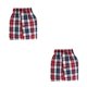 thumbnail image 2 of Sonducket Ropa interior para hombre, bóxer tejido, pantalones cortos para hombre, ropa interior suelta, suavidad, flexible al tacto, comodidad, Rojo METRO 2piezas, 2 of 6