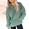 thumbnail image 1 of Chandail à Capuche pour Filles Manches Longues Mignon Haut Ample Décontracté Vêtements de Sport pour Adolescentes, 1 of 5