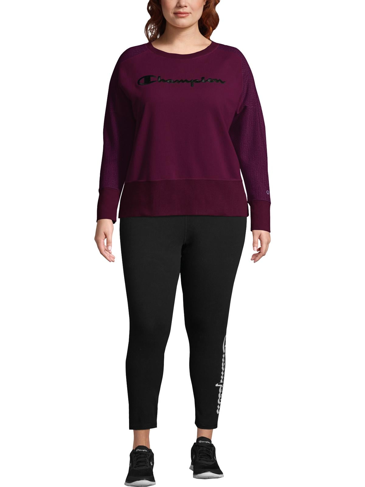 Champion Womens Plus Activewear Fitness Sweatshirt