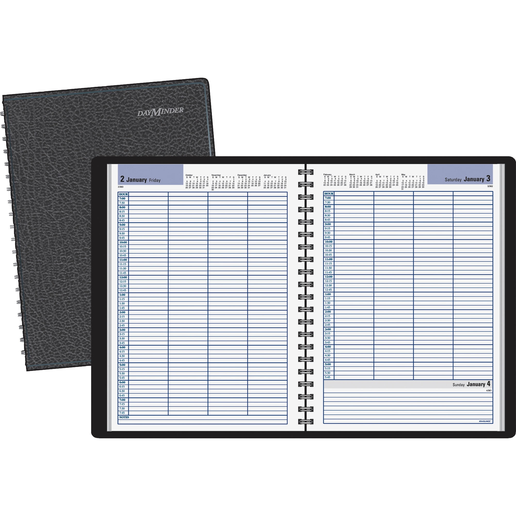 AtAGlance DayMinder 4Person Daily Appointment Book