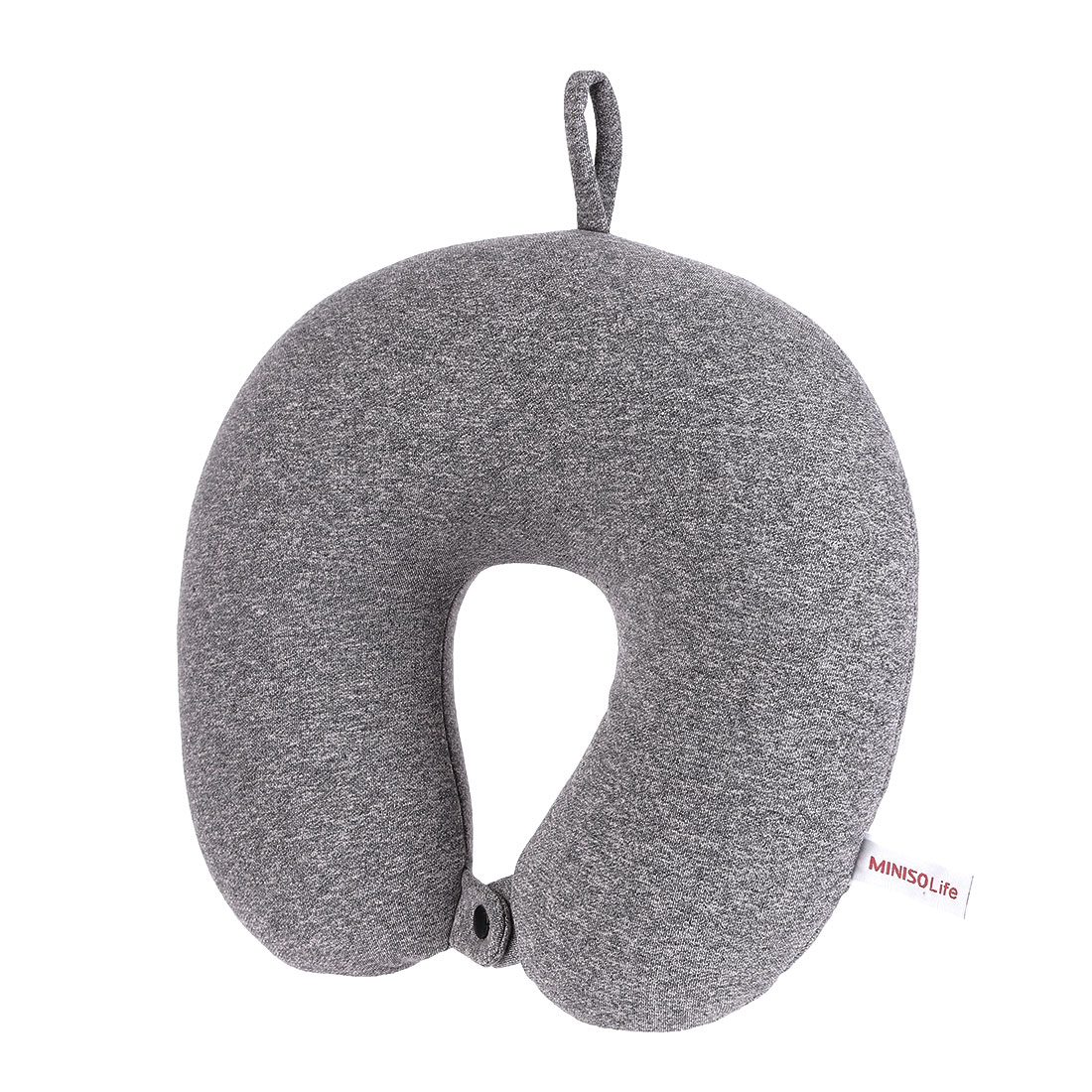 MINISO Elegant U Shaped Neck Pillow Ideal for Travelling Napping and Resting Grey Walmart