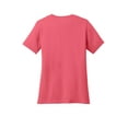 thumbnail image 6 of Port & Company Ladies Core Cotton V Neck Tee-XS (Coral), 6 of 6