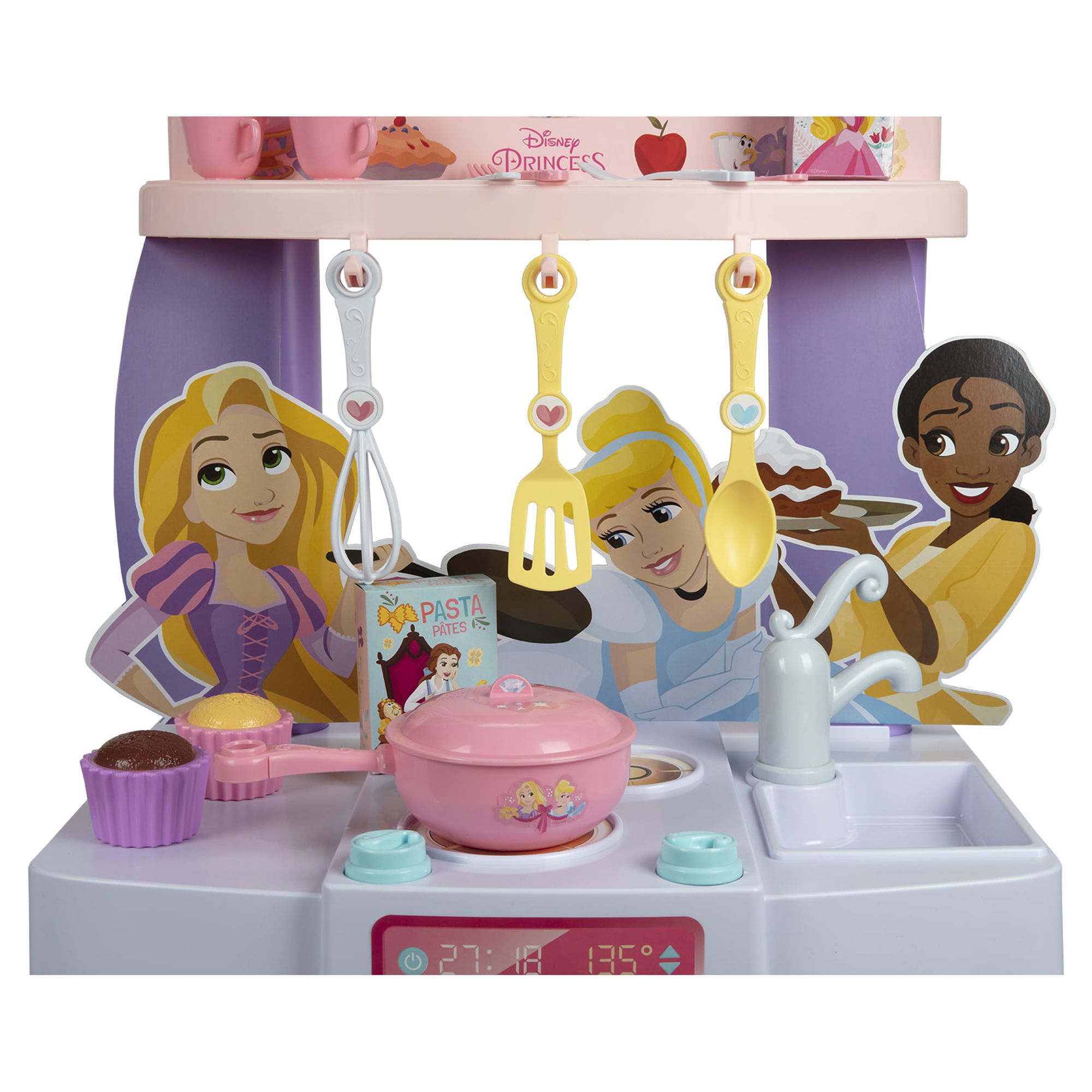 Disney Princess Play Kitchen Includes 20 Accessories, over 3 Feet Tall - image 3 of 6