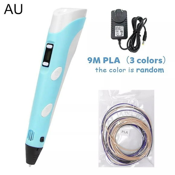 3D printing pen diy drawing pen with lcd display 3d pen with 20 colors 100 meter pla filament christmas birthday gift for child