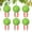Style 1, variant on 6 Pcs Green Furry Christmas Ball, Fluffy Ball Hanging Ornaments with Leg, Soft Faux Fur Pom Pom Balls Christmas Tree Decoration for Wreath Home Party Gift Decor