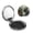 Round Shape, variant on Mallards Duck Hunting Graphic Portable Double-Sided Face Mirror Round Shape, Magnifying Compact Pocket Mirror with PU Leather Cover