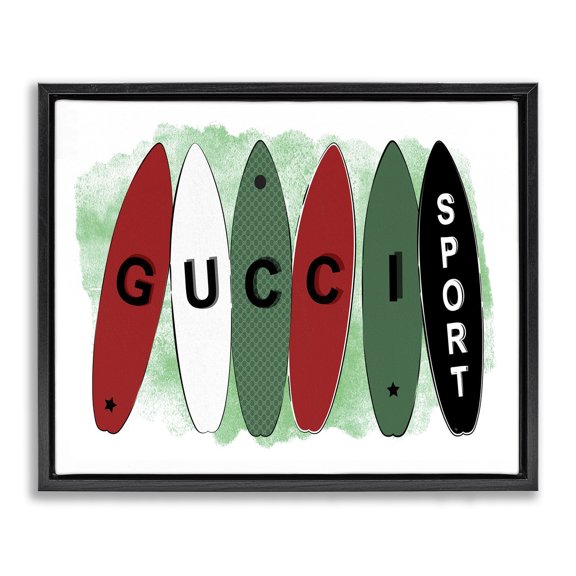 Stupell Industries Coastal Black Floating Frame Canvas Art, 21 x 17, by Martina Pavlova