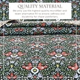 thumbnail image 6 of Christmas Quilt Set - Lightweight, Soft, All-Season - 2-Piece Holiday Printed Bedding Set (Twin / Twin XL, Cardinal Garden), 6 of 6