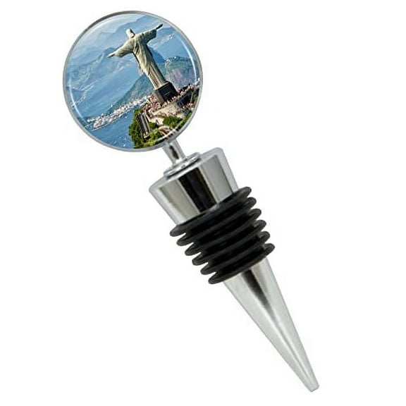 Rio De Janeiro Wine Bottle Stopper In Gift Box, Perfect For House Warming Gift