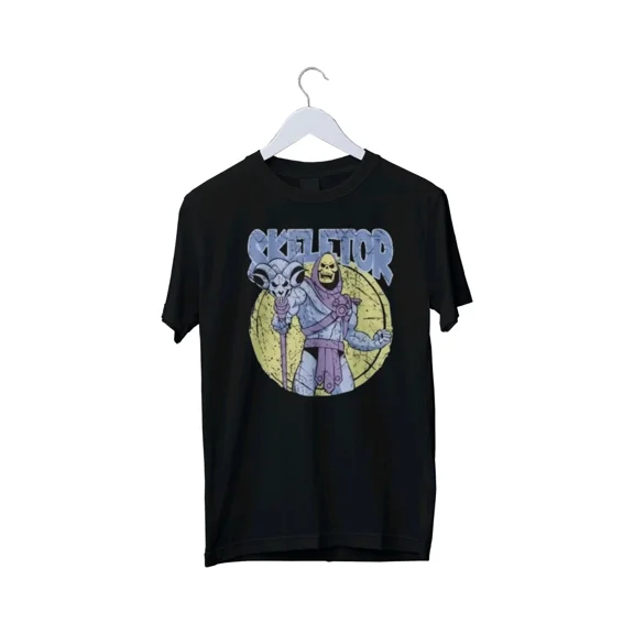 Reprint Rare Punk Designer Streetwear Skeletor Graphic Unisex T-Shirt S M L XL 2 3 4 XL