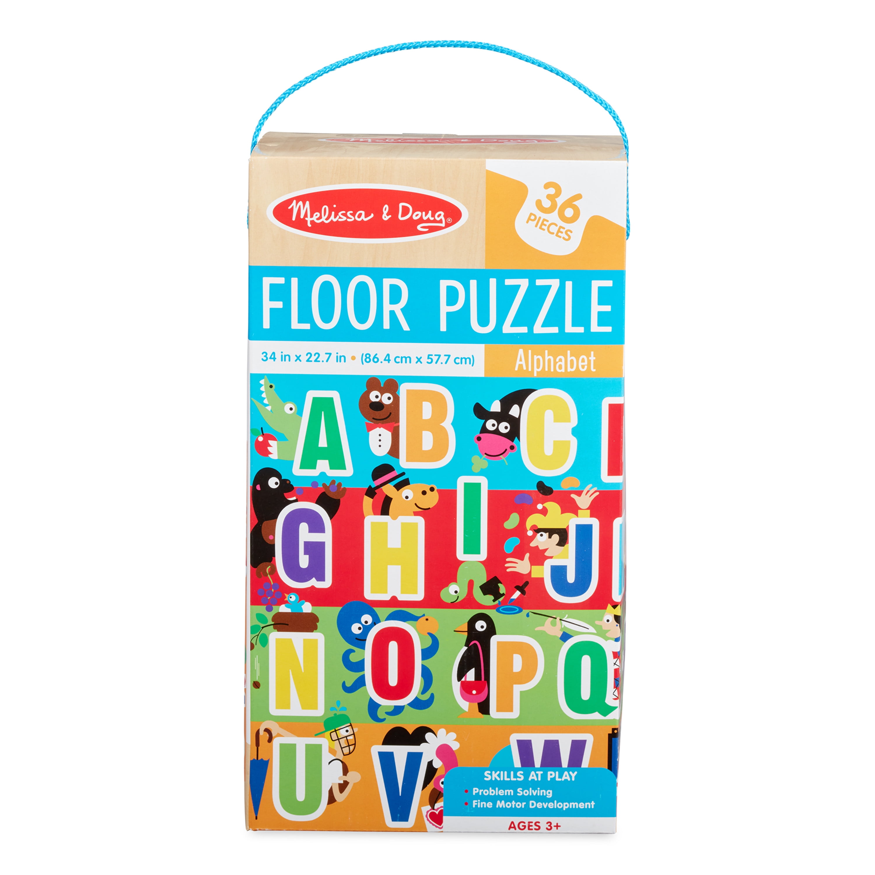 Alphabet 57x87cm & Numbers15x87cm 2 in 1 Chad Valley Chad Valley Giant Floor Puzzles 