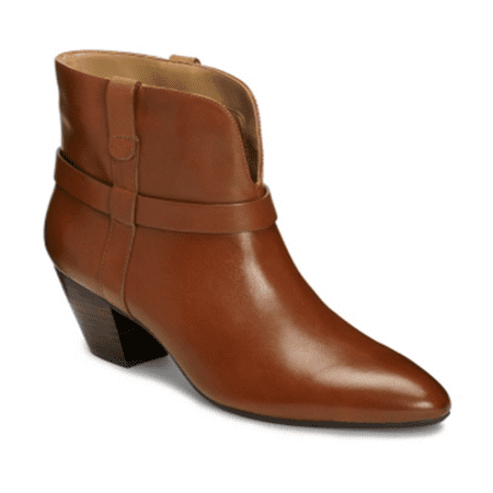 Aerosoles Martha Stewart Hailee Boots - Dark Tan Leather Brown Size 6 M