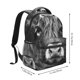 thumbnail image 2 of Disketp Geometric Bull Design Mochila Estampada para Hombre y Mujer – Mochila Ligera Clásica con Múltiples Bolsillos para Universidad, Trabajo y Viajes-One Size, 2 of 5