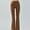 #152-Coffee, variant on Women's Flared Pants, Solid Color Stretch Soft Fabric, Comfort Fit for Casual and Daily Wear