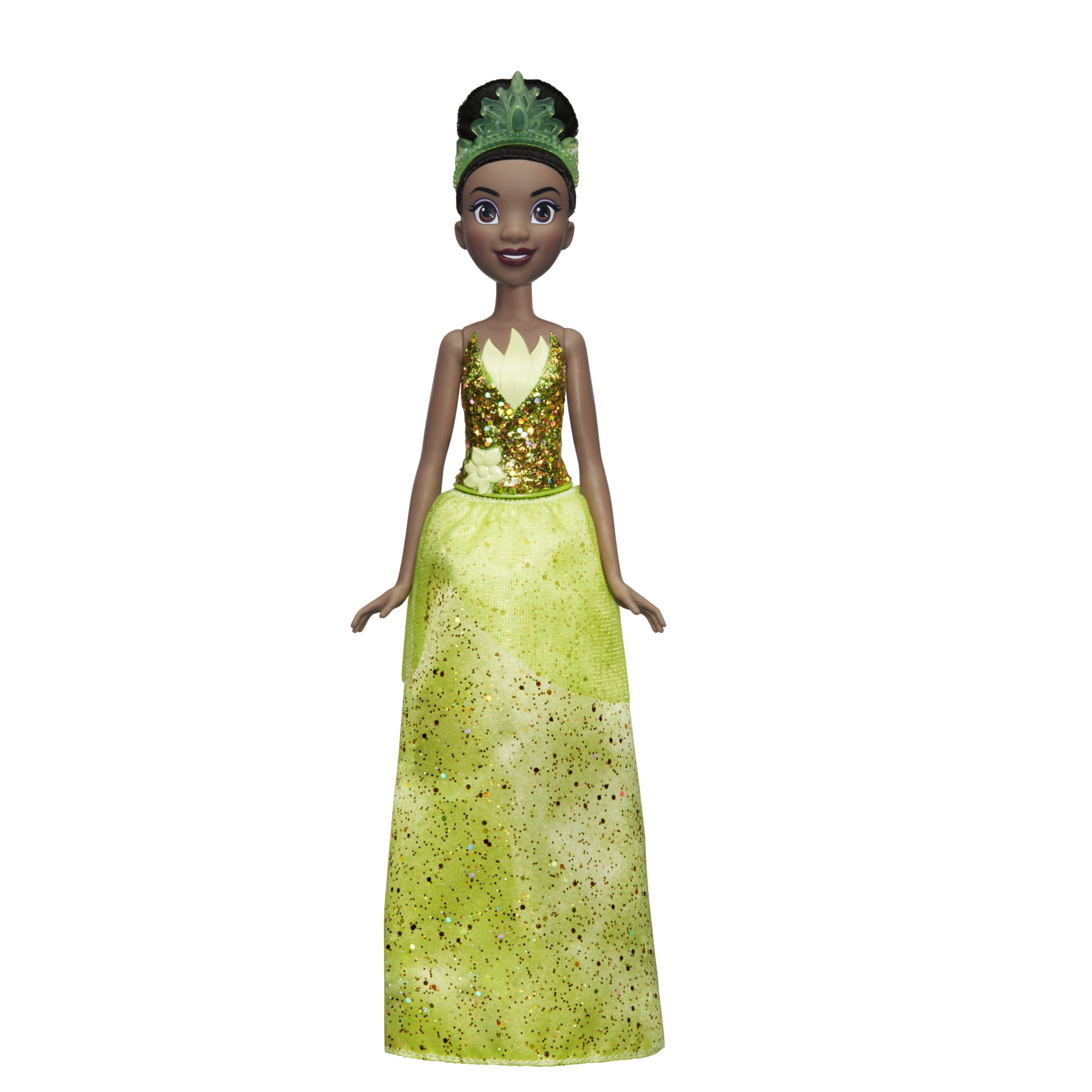 NEW Disney Princess Mini Tiana Glitter Dress Posable 2.5" Doll 