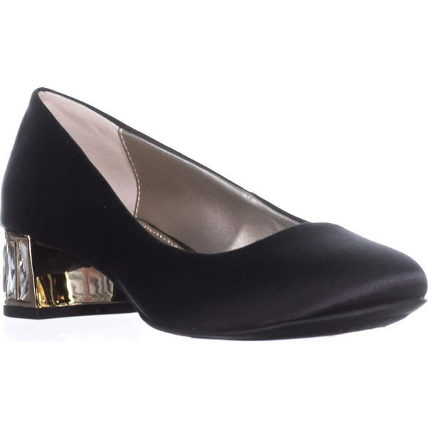 Anne Klein Womens Anne Klein Haedyn Jeweled Block Heel