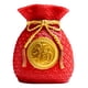 thumbnail image 1 of Resina Artesanía Jarrón Estilo chino Bolsa de dinero En forma de sala de estar Adorno Escena Decoración Decoración Adorno de mesa para escena interior Disposición Rojo kenally HA059655-02B, 1 of 7