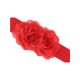 thumbnail image 2 of Cinturón Elástico Ancho de Doble Flor Grande INSPIRE CHIC para Mujeres, Cinturones de Cintura Chunky para Vestir Hasta 75cm/29.53" Rojo, 2 of 6