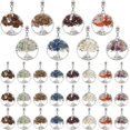 thumbnail image 1 of 32 colgantes del Árbol de la Vida en 8 colores, 2,9 cm / 1,1 pulgadas, dijes de piedras preciosas, colgantes de cuarzo, dijes del Árbol de la Vida, 1 of 6