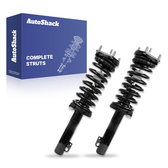 AutoShack Front Complete Strut & Coil Spring Assemblies - Driver and Passenger Side for Jeep, Grand Cherokee 2005-2010 Commander 2006-2010, AWD RWD 4WD V6 3.0L 3.7L V8 4.7L 5.7L 6.1L