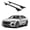 Black, variant on ERKUL Roof Rack Cross Bars for Audi e-tron 2019-2023 | Aluminum Crossbars with Anti Theft Lock for Rooftop | Compatible with Flush Rails - Black