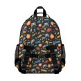 thumbnail image 3 of White Cow Head Pattern Backpack for School,Cute School Bag,Schoolbag with Adjustable Shoulder Straps & Padded Back,15.25"x11.5"x5.25", 3 of 5