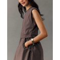 thumbnail image 4 of Vestido tipo sudadera sin mangas Majdan Coffee para mujer, 4 of 4